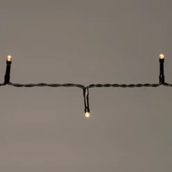 Lichterkette schwarz 1,5 m mit 20 LEDs warmweiß