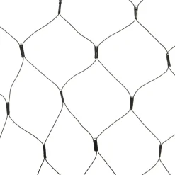 Lichternetz grün 300 x 300 cm mit 380 LEDs warmweiß