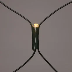 Lichternetz grün 300 x 300 cm mit 380 LEDs warmweiß
