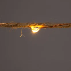 Lichtkaskade Jute LED 8 x 2 m klassisch warm