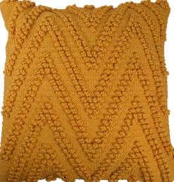 Linen & More Dekokissen Ace gelb 45 x 45 x 10 cm