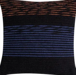 Linen & More Dekokissen New Woven schwarz 45 x 45 x 10 cm