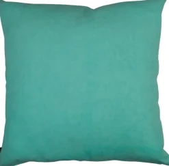 Linen & More Lexi Dekokissen Faultier / Blumen türkis 45 x 45 x 10 cm