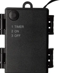 Luca Lighting Gartenstecker Stern mit Timer weißes Licht 39 x 1 x 90 cm