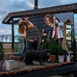 Luca Lighting Hängelampe Kugel mit 260 LEDs warmweiß D 40 cm