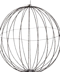 Luca Lighting Hängelampe Kugel mit 320 LEDs warmweiß D 50 cm