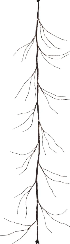 Luca Lighting Weihnachtsbeleuchtung Zweig 150 cm braun mit 180 LEDs weiß