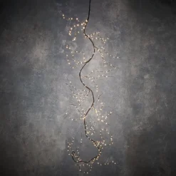 Luca Lighting Weihnachtsbeleuchtung Zweig 150 cm braun mit 180 LEDs weiß