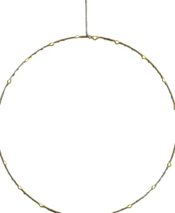 Luca Lighting Weihnachtsdeko Bodhi Ring mit Beleuchtung D 50 H 0,5 cm