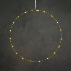 Luca Lighting Weihnachtsdeko Bodhi Ring mit Beleuchtung D 50 H 0,5 cm