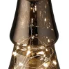 Luca Lighting Weihnachtsbaum Sterre silber beleuchtet D 10 H 30 cm