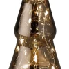 Luca Lighting Weihnachtsbaum Sterre silber beleuchtet D 10 H 25 cm