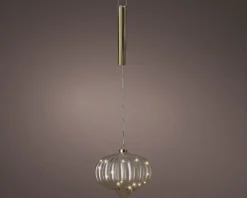 Lumineo Hängelampe Sofia mit Beleuchtung D 20 H 21 cm