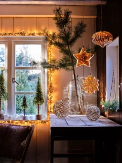 Lumineo Hängelampe Sofia mit Beleuchtung D 20 H 21 cm