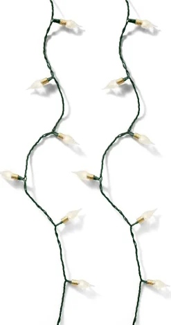 Lumineo LED Lichterkette Hidde mit 120 LEDs warmweiß 11,9 m