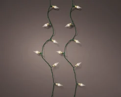 Lumineo LED Lichterkette Hidde mit 120 LEDs warmweiß 11,9 m