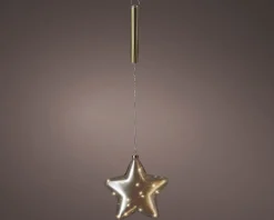 Lumineo Weihnachtsdeko Sofia Stern mit Beleuchtung D 20 H 6,5 cm