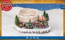 Lumineo Weihnachtsdorf Panorama Rom 31 x 29 x 18 cm