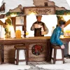 Luville Weihnachtsdorf Miniatur Schnapsstand 16 x 7,5 x 9 cm