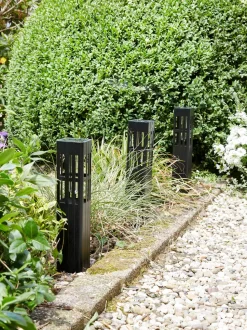 Luxform Lighting Solar-Leuchte Florida mit Erdspieß 7 x 7 x 49 cm