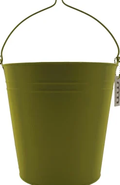 Maison Maison Zinkeimer D 23 H 22 cm grün