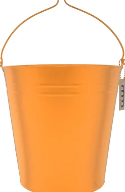 Maison Maison Zinkeimer orange D 17 H 18 cm