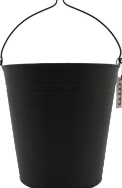 Maison Maison Zinkeimer schwarz D 23 H 22 cm