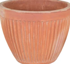Mega Collections Blumentopf Meloen terracotta D 37 H 30 cm
