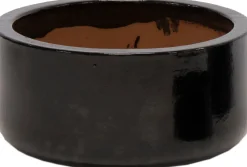 Mega Collections Pflanzschale Peter schwarz D 38 H 20 cm