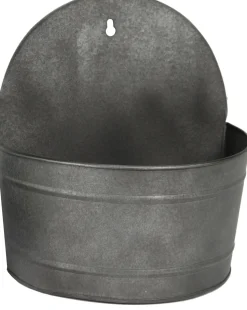 Mega Collections Wand-Blumentopf Buto schwarz 22 x 14 x 24 cm