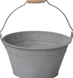 Mega Collections Zinkeimer mit Griff old-look D 23 cm