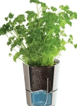 Mepal Kräutertopf 'Twin' weiß 27,3 x 13,7 x 22 cm