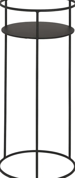 Mica Decorations Beistelltisch Mitch schwarz D 28 H 60 cm