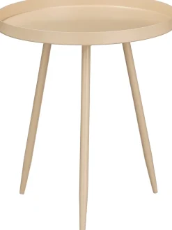 Mica Decorations Beistelltisch Flores beige D 34 H 37,5 cm