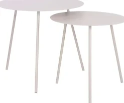 Mica Decorations Beistelltisch Pontus beige D 40 H 40 cm