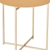 Mica Decorations Beistelltisch Mikki gold D 40 H 40 cm