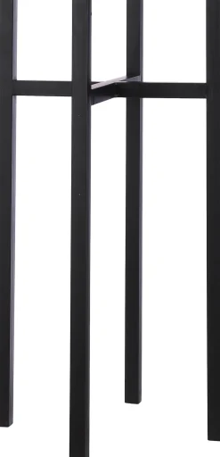 Mica Decorations Blumentopf-Ständer Ascot schwarz 37,5 x 37,5 x 71 cm