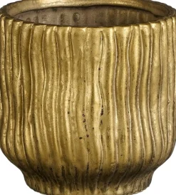 Mica Decorations Blumentopf Ponta gold D 13,5 H 13,5 cm