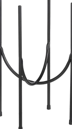 Mica Decorations Blumentopf-Ständer Kimo schwarz D 21,5 H 32 cm