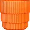 Mica Decorations Blumentopf Cella orange D 17 H 16 cm