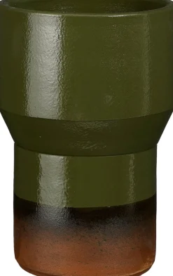 Mica Decorations Blumentopf Coimbra grün D 17 H 25 cm