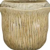 Mica Decorations Blumentopf Catona beige D 22 H 19 cm