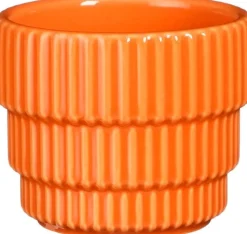 Mica Decorations Blumentopf Cella orange D 7,5 H 6 cm