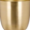 Mica Decorations Blumentopf Alano gold D 28 H 26,9 cm