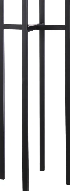 Mica Decorations Blumentopf-Ständer Ascot schwarz 37,5 x 37,5 x 95 cm