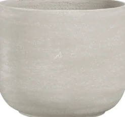 Mica Decorations Blumentopf Chess hellgrau D 37 H 31 cm