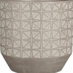 Mica Decorations Blumentopf Valley grau D 31 H 30 cm