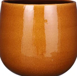 Mica Decorations Blumentopf Pablo gelb D 29 H 25 cm