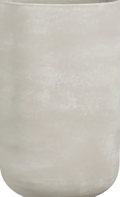 Mica Decorations Blumentopf Chess hellgrau D 37 H 60 cm