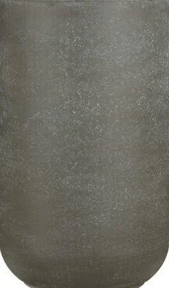 Mica Decorations Blumentopf Chess grau D 37 H 60 cm